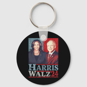 Llavero Vals 2024 Elecciones Kamala Harris Tim Waltz 2024 