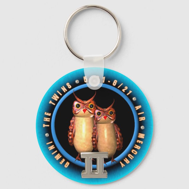 Llavero Valxart Gemini zodiac (Anverso)