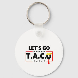 Llavero Vámonos TACO Trump 4 De Julio Amantes De Tacos