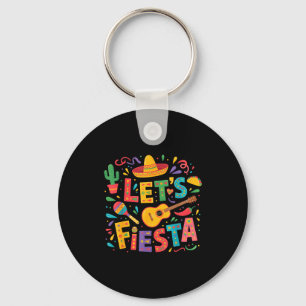 Llavero Vamos a fiesta cinco de mayo sombrero fiesta mexic