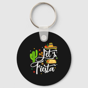 Llavero Vamos a fiesta cinco de mayo sombrero fiesta mexic