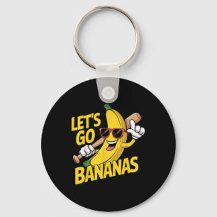 Llavero Vamos a Volvernos Locos Amante de las Bananas Dive