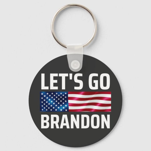 Llavero vamos brandon vamos brandon vamos brandon (Anverso)