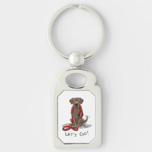 Llavero ¡Vamos! Chocolate Lab Labrador Retriever