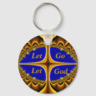 Llavero Vamos, deja que Dios_Keychain
