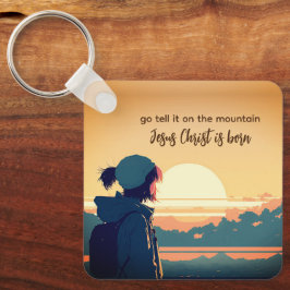 Llavero Vamos Díganlo en la montaña que nació Jesucristo
