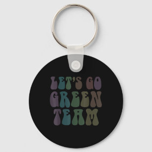 Llavero Vamos Equipo Verde Juego de Guerra Retro Campo de