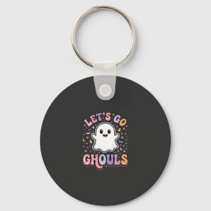 Llavero Vamos Fantasmas Diseño Gráfico de Halloween Lindo 