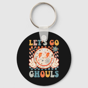 Llavero Vamos Ghouls Hippie Sonría Retro Halloween