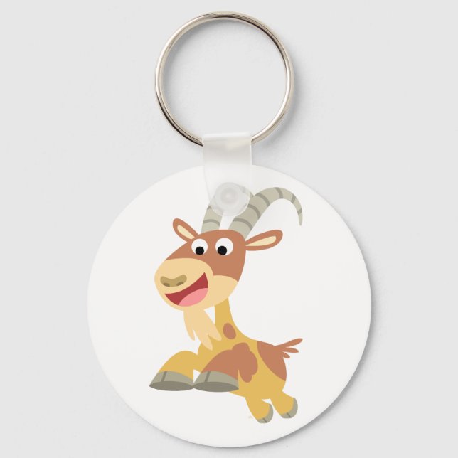 Llavero ¡Vamos Goat! (cabra personalizado linda) Keychain (Anverso)