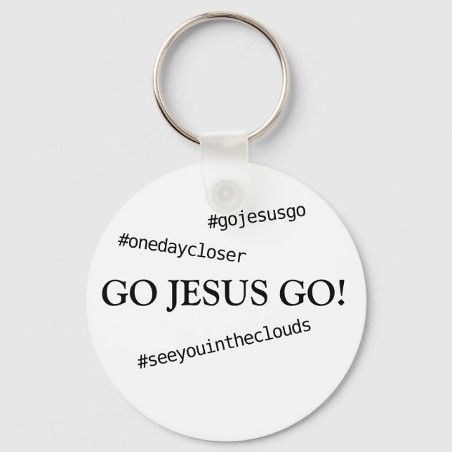 Llavero ¡VAMOS JESÚS, VAMOS! #gojesusgo Keychain (Anverso)