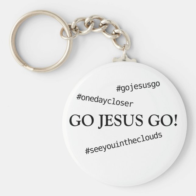 Llavero ¡VAMOS JESÚS, VAMOS! #gojesusgo Keychain (Frente)