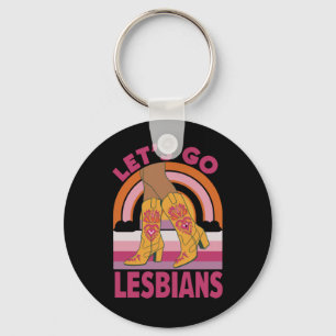 Llavero Vamos lesbianas Mes del Orgullo LGBTQ Vaquera
