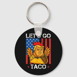 Llavero Vamos Taco Divertido Trump Siempre se Rinde 30