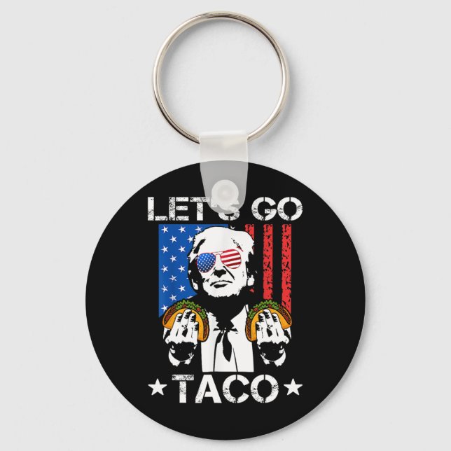 Llavero Vamos Taco Shirt Lema gracioso Vamos Taco 6 (Anverso)