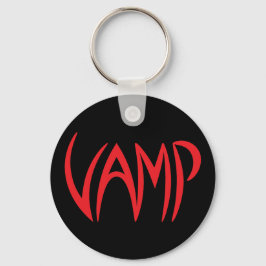 Llavero Vamp Text (Black/Red) Version