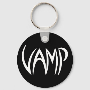 Llavero Vamp Text (Black/White) Version