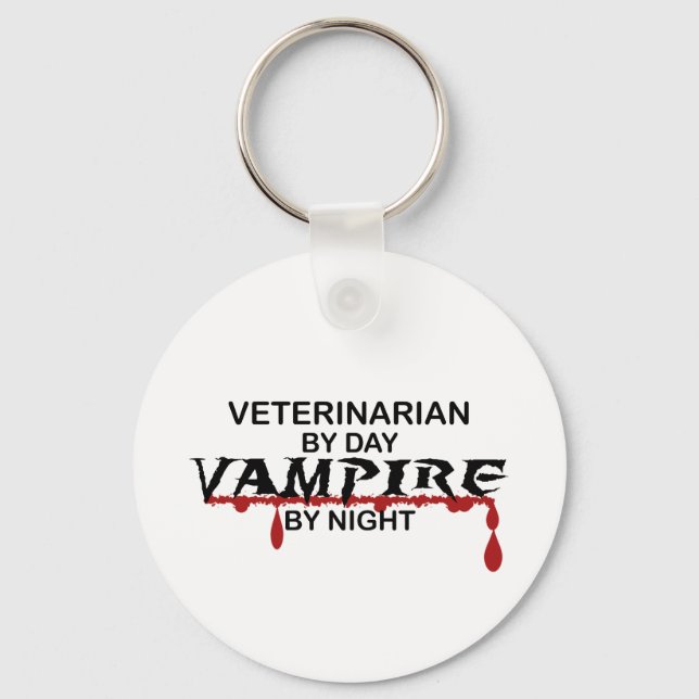 Llavero Vampiro veterinario de noche (Anverso)
