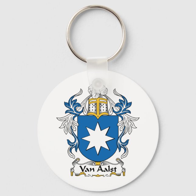 Llavero Van Aalst Family Crest (Anverso)