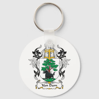 Llavero Van Dam Family Crest