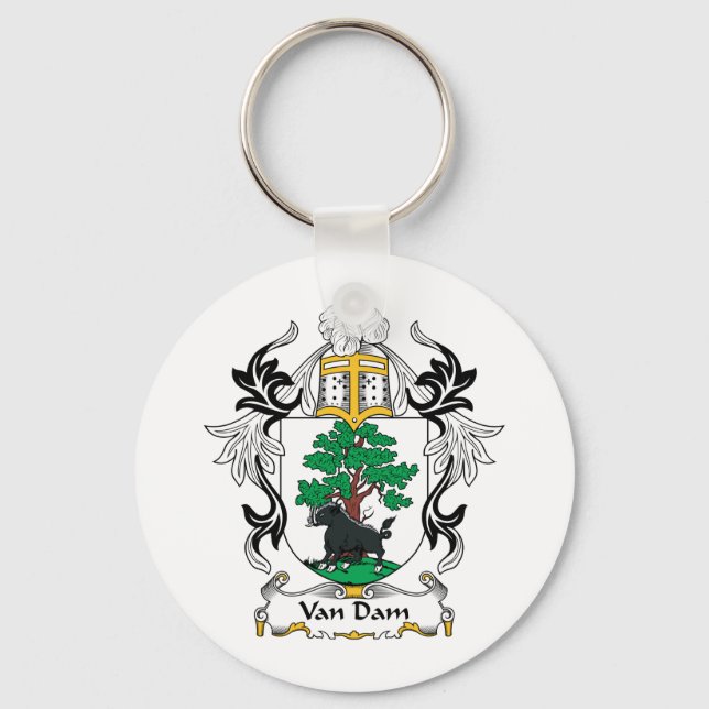 Llavero Van Dam Family Crest (Anverso)