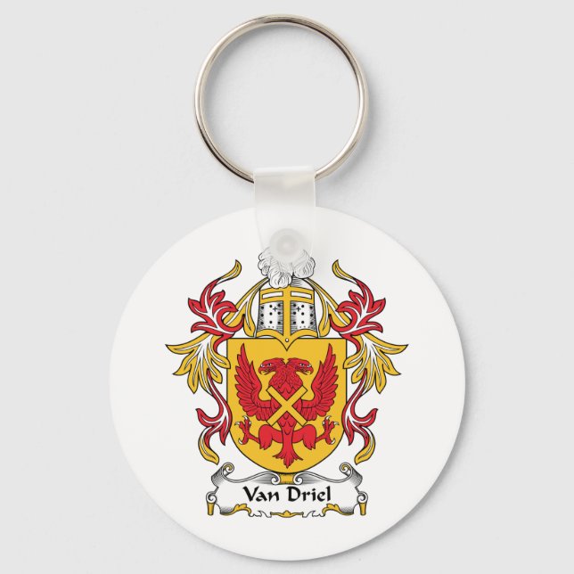 Llavero Van Driel Family Crest (Anverso)