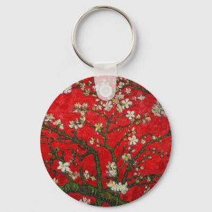 Llavero Van Gogh Almond Blossoms Red
