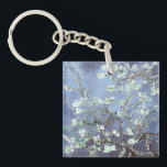 Llavero Van Gogh Almond Blossoms Steel Blue<br><div class="desc">Flores de almendras de Vincent Van Gogh Steel Blue copyright 2Sweet4wordsDesigns/ PureVintage Love Experimenta la encantadora belleza de las flores de almendras de Vincent Van Gogh en una variedad de productos para tu recepción de bodas, fiesta nupcial, ducha de bebé y otros eventos especiales! Desde placas de papel y servilletas...</div>