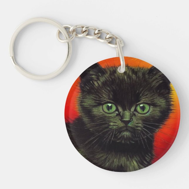 Llavero Van Gogh Black Kitten (Frente)