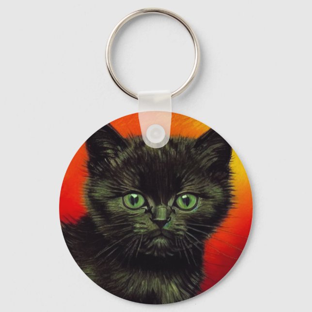Llavero Van Gogh Black Kitten (Anverso)