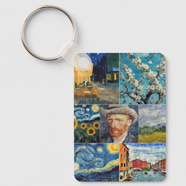 Llavero Van Gogh Fine Art Collage (Anverso)
