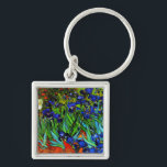 Llavero Van Gogh - Irises<br><div class="desc">El famoso cuadro floral de Vincent van Gogh,  Irises.</div>