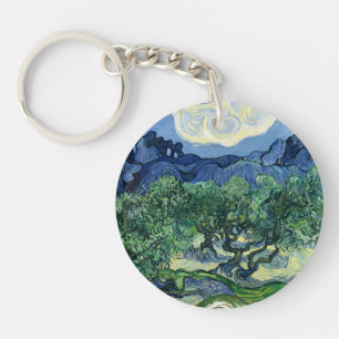Llavero Van Gogh Los Olivos Paisaje Pintura