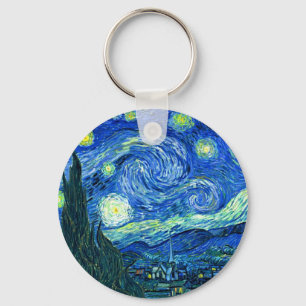 Llavero van gogh noche estrellada