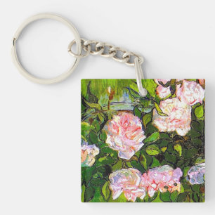 Llavero Van Gogh sigue con la vida con rosas rosas rosas
