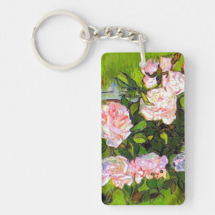 Llavero Van Gogh sigue con la vida con rosas rosas rosas