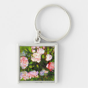 Llavero Van Gogh sigue con la vida con rosas rosas rosas