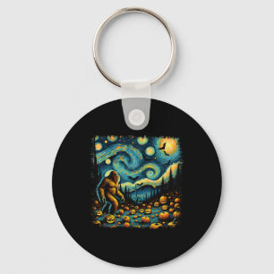 Llavero Van Gogh Starry Night Halloween Big Fompkin