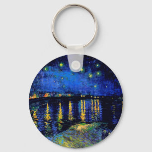 Llavero Van Gogh Starry Night Over Rhone  (F474) Fine Art