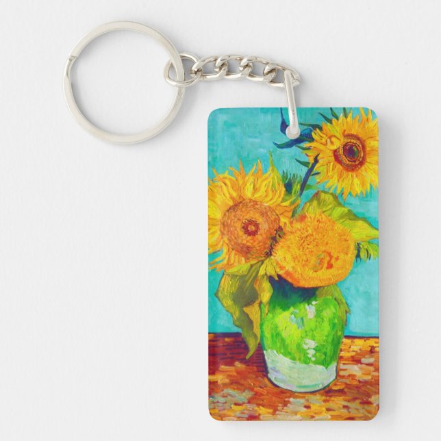 Llavero Van Gogh Sunflowers (Frente)