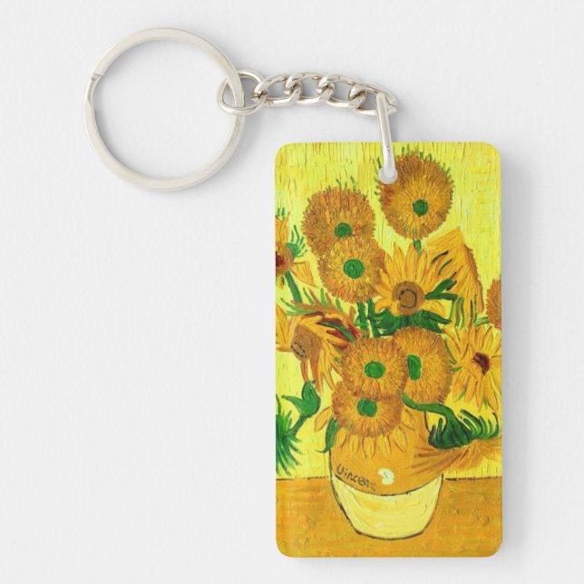 Llavero Van Gogh Sunflowers (Frente)