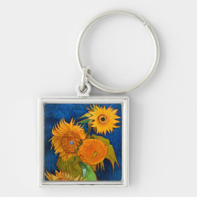 Llavero Van Gogh Sunflowers (Frente)