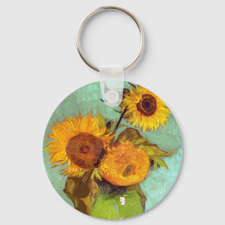 Llavero Van Gogh - Tres Sunflowers In A Vase - Bella Artes