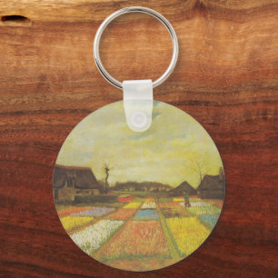 Llavero Van Gogh Tulip Fields Doble cadena de teclas later