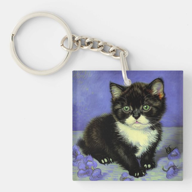 Llavero Van Gogh Tuxedo Kitten (Frente)
