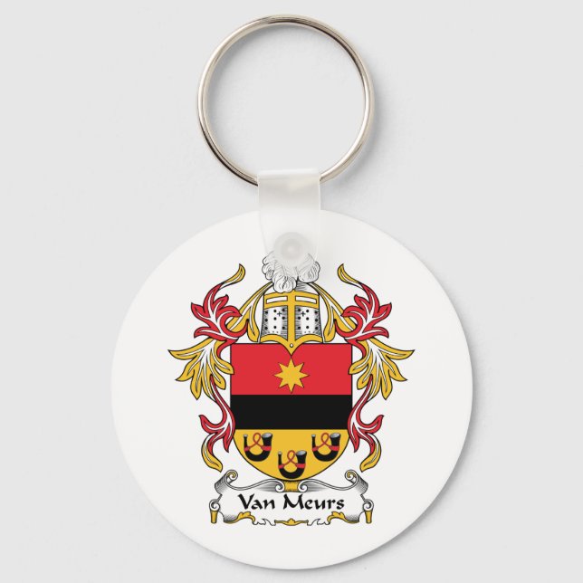 Llavero Van Meurs Family Crest (Anverso)