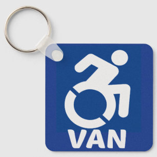 Llavero Van Modern con discapacidad