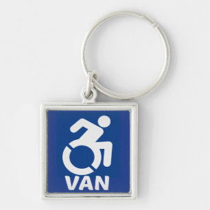 Llavero Van Modern con discapacidad