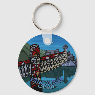 Llavero Vancouver Canada Key Chain Totem Pole Souvenirs
