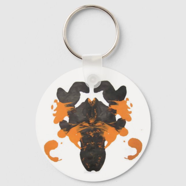 Llavero Vapid Naranja Inkblot Design (Anverso)
